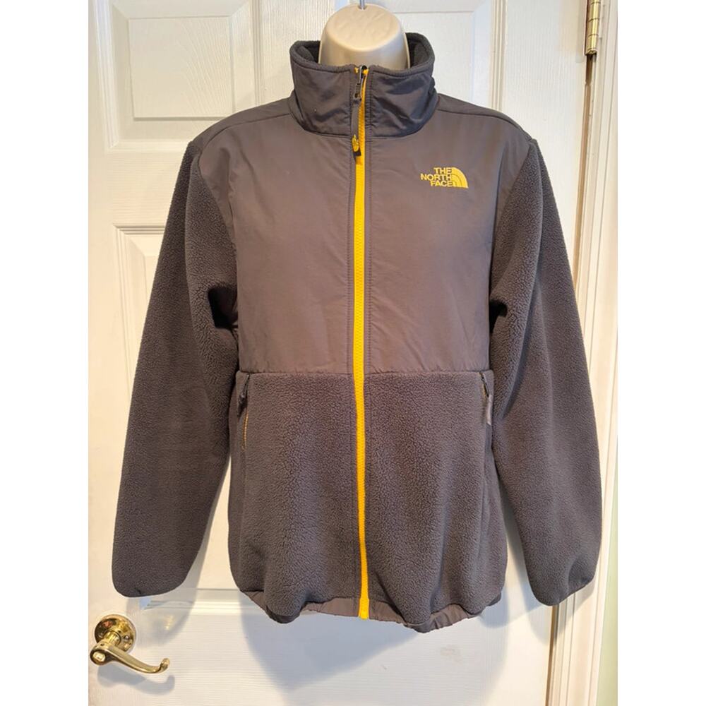 The North Face Boys XL 18/20 Gray Polartec Fleece Jacket Full Zip Outdoor Men - Picture 2 of 9